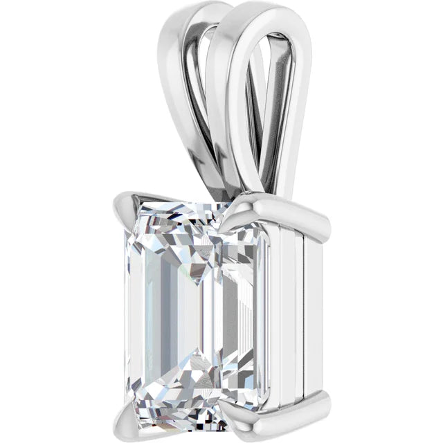 Diamond Deco Necklace in White Gold