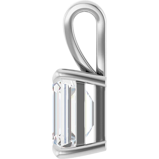 Diamond Deco Necklace in White Gold