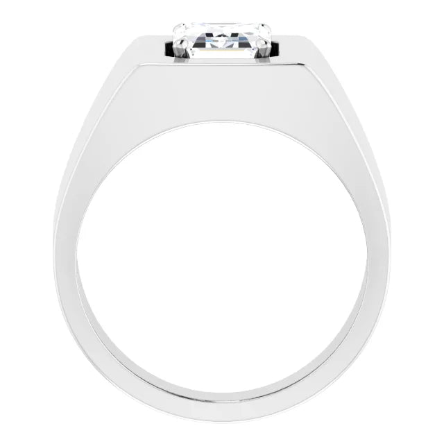 Diamond Deco Ring in Silver