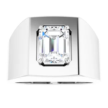 Diamond Deco Ring in Silver